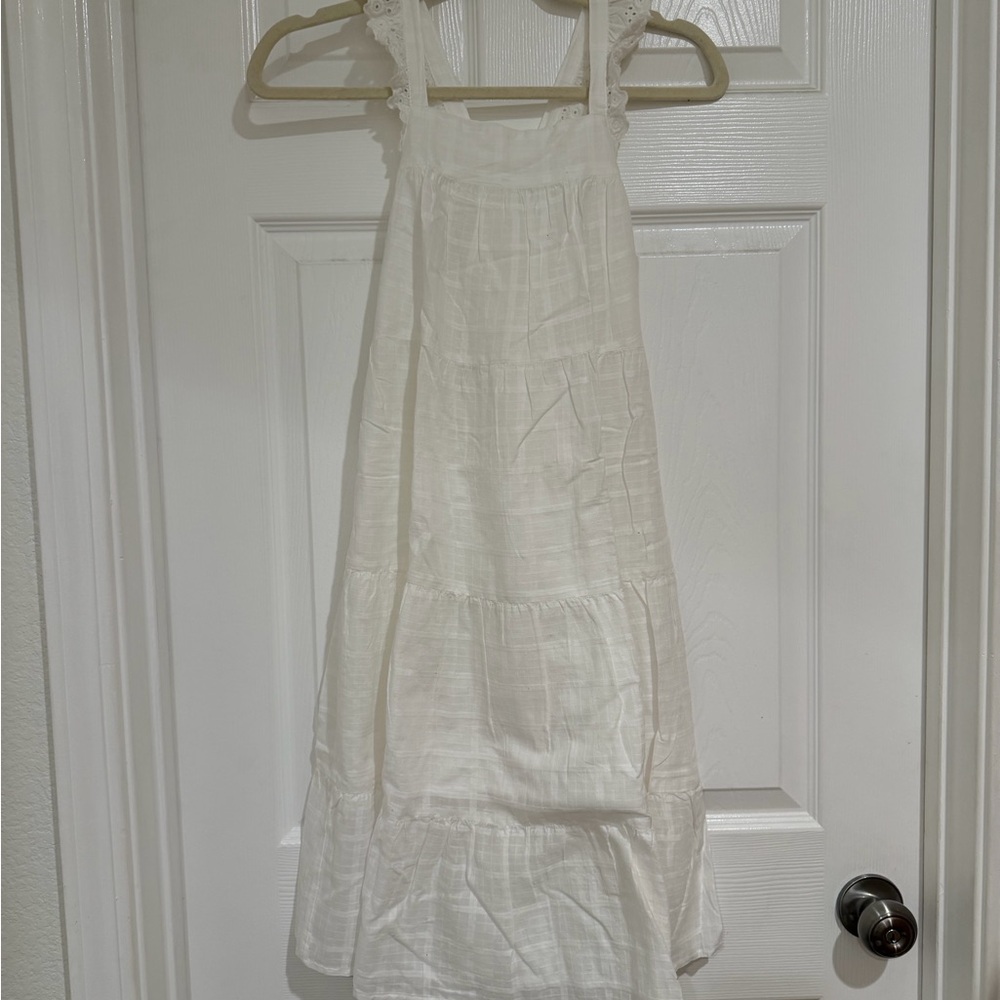 Cat & Jack White Casual Kids Dress